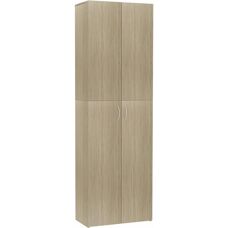 Armoire de bureau Sonoma Chêne vidaXL - Organisateur de rangement