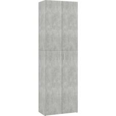 vidaXL Armoire de Bureau Gris Béton 5 Étagères - Mobilier de Bureau