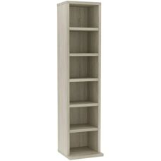 vidaXL Szafka na CD Sonoma dębowa 21x20x88 cm - Organizer do przechowywania