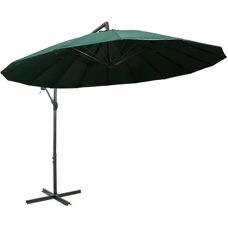 Maisonchic Aluminium-Grüne 3m Hängeschirm - Sonnenschirm