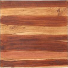 Maisonchic Sheesham-Holz Rechteckige Tischplatte - 70x70cm