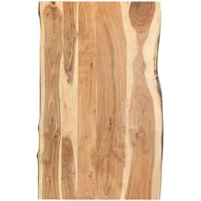 vidaXL Massive Akazienholz Tischplatte 100x(50-60)x3,8cm - Ersatzplatte