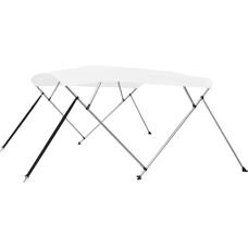 vidaXL 4-Bue Bimini Top Hvid 243x180x137 cm - Bimini Top