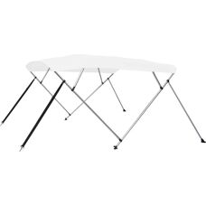 vidaXL Toldo de Prua à 4 Arches Blanc 243x196x137 cm - Toldo de Barco