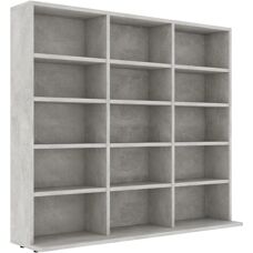 vidaXL CD-Schrank Beton Grau - CD Schrank