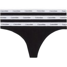 Calvin Klein Tanga 3-pack (000QD5209E) - zwart