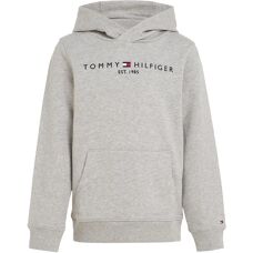 Felpa con Cappuccio Essenziale di Tommy Hilfiger - Bambini, Cotone Biologico, Unisex