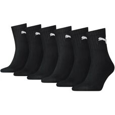 Puma Unisex Kurze Crew Socken 6er Pack (935638) - schwarz