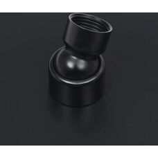 vidaXL Cap de duș ploaie din oțel inoxidabil - 20 cm Negru - Cap de duș