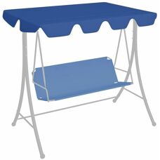 vidaXL Blue Replacement Roof for Hollywood Swing - Swing Canopy