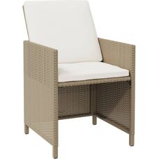 Maisonchic Modell - Garten Ess-Set - 9 Stück mit Kissen