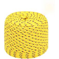 vidaXL Gule 8 mm 100 m Marine Rope - Marine Rope