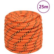 vidaXL Corde marine orange 16 mm 25 m - Corde de bateau - Publicité
