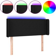 MAISONCHIC Kopfteil mit LED - Modern, Verstellbar, Schwarz