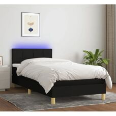 MAISONCHIC Seng med Madras, LED & Justerbart Hovedgærde