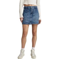 Minigonna in denim G-Star RAW Carpenter - Blu medio - Donna