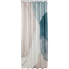 Sealskin Earth Douchegordijn - 180x200 cm - Duurzaam polyester - Groen/beige