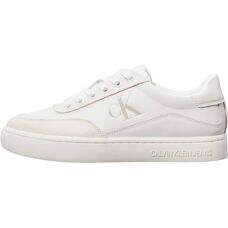 Calvin Klein Jeans Court Białe skórzane trampki - Sneakers