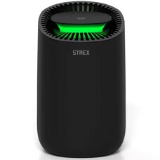 Strex Zwart 600ml/dag Luchtontvochtiger - Compact en Stilvol