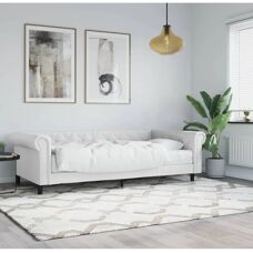 MAISONCHIC Weißes Schlafsofa mit Matratze - Schlafsofa