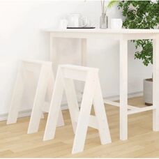 Maisonchic Modell 205762 Rustikale Kiefernholz 2 Hocker