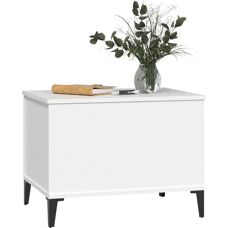 Nnevl White Coffee Table - Engineered Wood with Lift Top