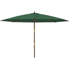 Parasol de jardin Maisonchic - Vert anti-UV 400x273 cm - Publicité
