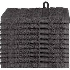 vidaXL Waschhandschuhe 10 pcs Anthrazit Baumwolle - Wasch Handschuhe