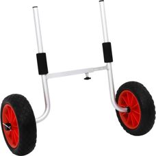 vidaXL Kajaktrolley aftageligt aluminium