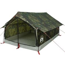 vidaXL Modèle Camouflage Tente de Camping Légère 2 Personnes - Tente de Camping