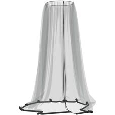 Filet anti-moustiques noir vidaXL pour parasol - 220 mesh, 300x230cm