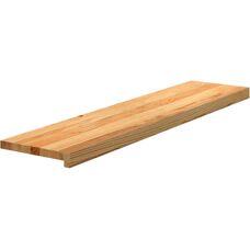 vidaXL Peldaños de madera de roble 16 uds marrón claro
