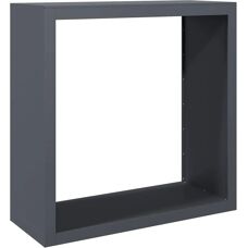 vidaXL Kaminholzregal 100x40x100 cm Stahl - Holzlagerung