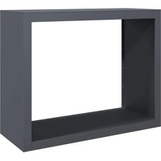 vidaXL Holzregal Anthrazit 100x40x80 cm Stahl - Brennholz Aufbewahrung