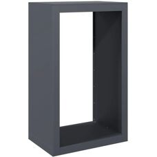 vidaXL Holzregal Stahl - 60x40x100 cm - Anthrazit - Kaminholzständer