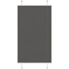 vidaXL Zwarte Plisségordijn 70x100 cm Stofbreedte 69,4 cm - Plissé gordijn
