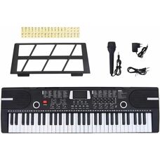 vidaXL 61-näppäimen Sähköklarinetti ja Notiständi lapsille
