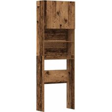 vidaXL Armoire lave-linge - Bois ancien - Design peu encombrant