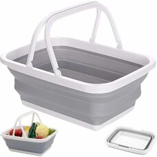 Linghhang Foldable-Rectangular Laundry Basket 39x28x15 cm