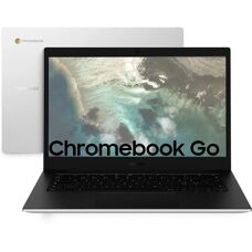 Samsung Galaxy Chromebook Go - 14" HD - Intel Celeron - 4GB RAM - 64GB eMMC - Wi-Fi 6 - ChromeOS - Argento
