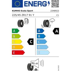 Kumho Ecsta Sport PS72 225/45 ZR 17 - Reifen