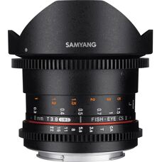 Samyang 8mm T3.8 UMC Ojo de Pez - Canon - Lente de Cámara
