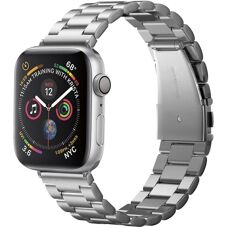 Spigen Modern Fit Band - Sølv rustfritt stål - Smartklokke