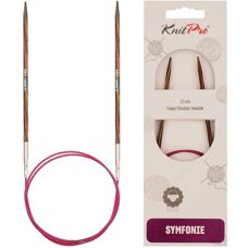 KnitPro Birk 40cm Symfonie Fasta Rundstickor - Stickor