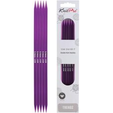 KnitPro Paar Violette 20cm 5mm Breinaalden - Breinaalden