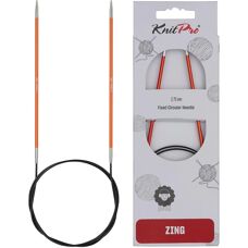KnitPro 40cm Zing vaste ronde breinaalden - KnitPro