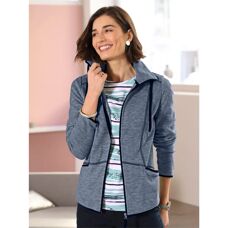 CLASSIC BASICS Fleecejacke Gr. 50, blau Damen - Fleecejacke