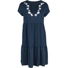 bonprix W Baumwoll Tunika-Kleid - Kurzarm - 40/42