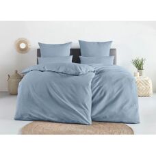 Andas Sari2 Baumwolle Seersucker Bettwäsche - Blau