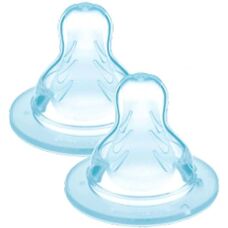 Tettarella Mam Modello 3 per Biberon - Silicone Morbido, Anti-Coliche, 4+ Mesi